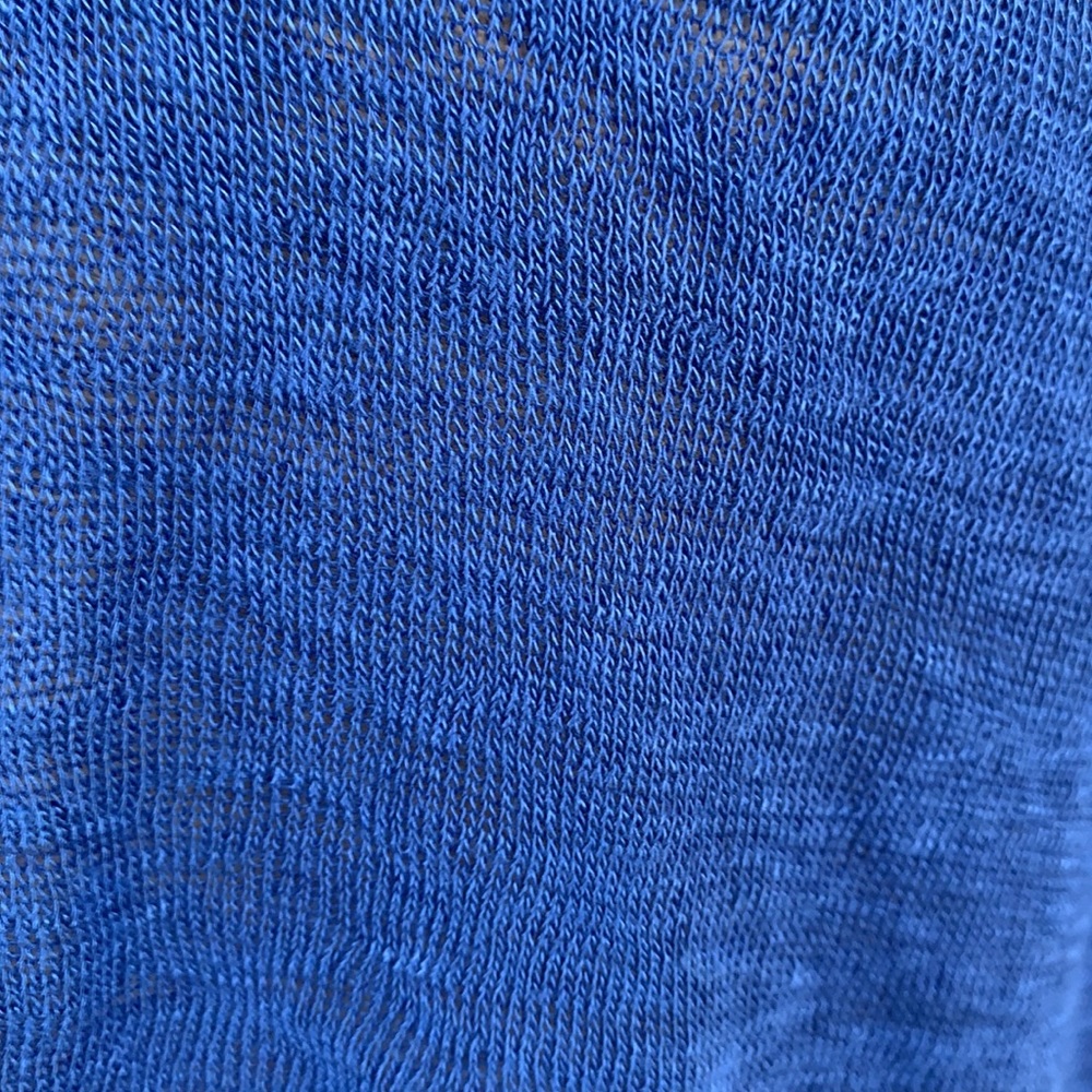 ❌DONATED❌Cherish Royal Blue Cuffed Sleeve Tie Top - Picture 10 of 14